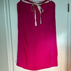 Brian Dales Linen Wrap Skirt